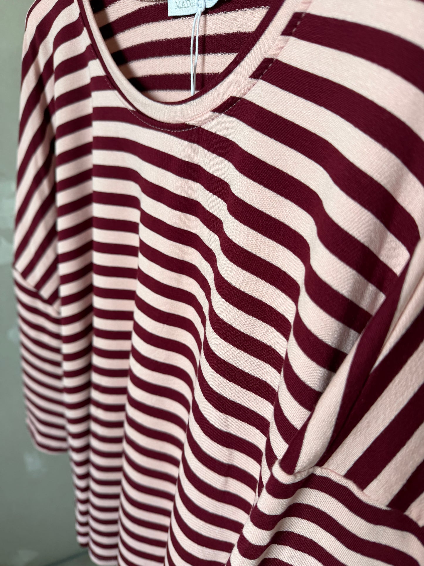Gestreiftes Oversize Shirt