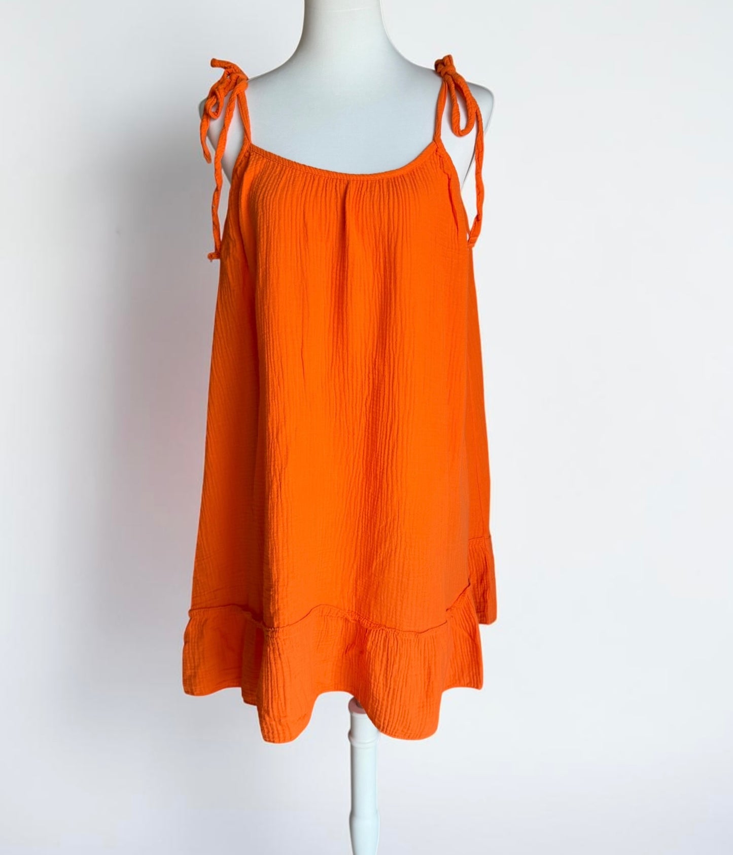 Musselin Sommerkleid - Leichtes Hängerchen aus 100% Baumwolle