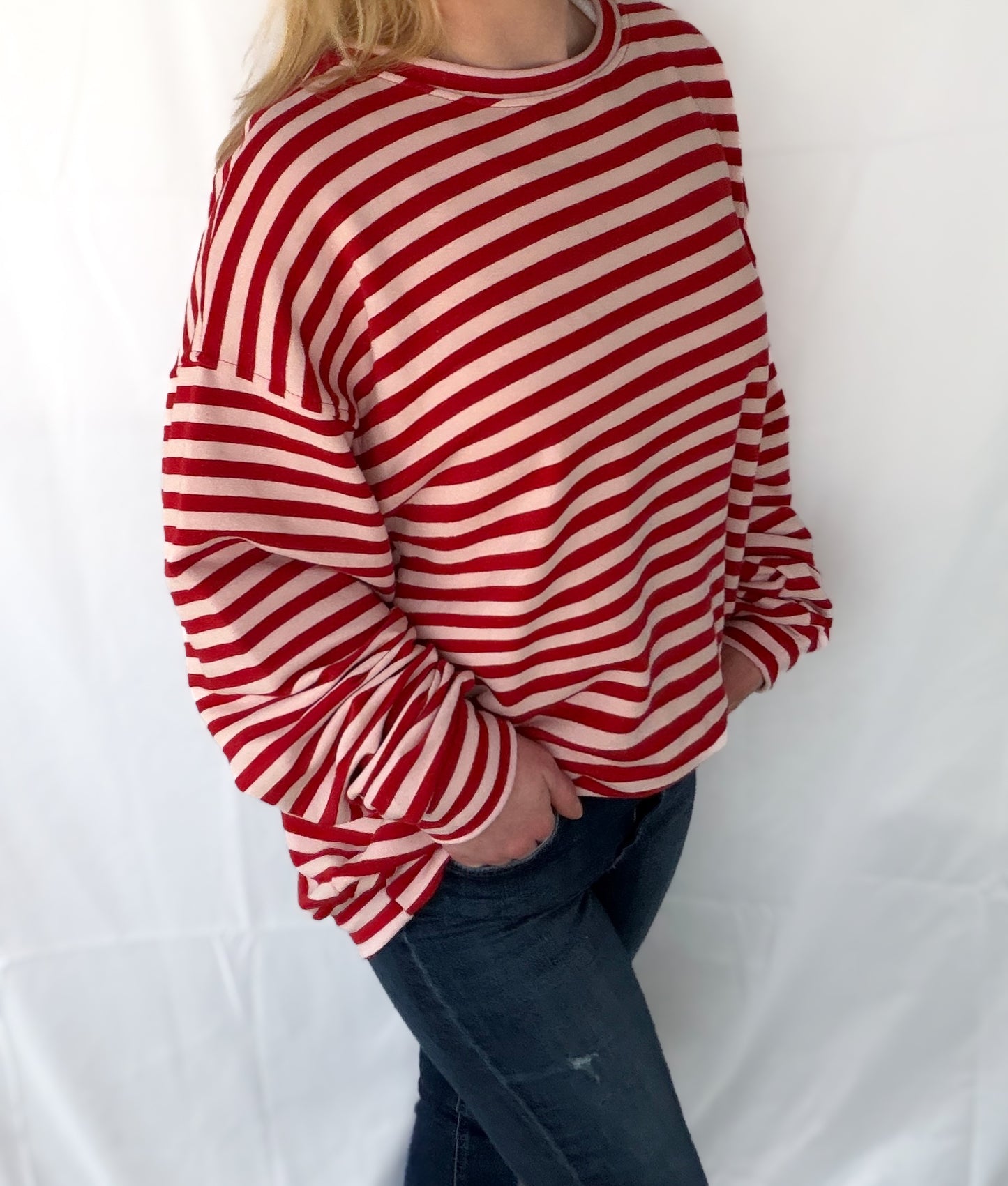 Oversize Streifenshirt Marie - Feinraummode