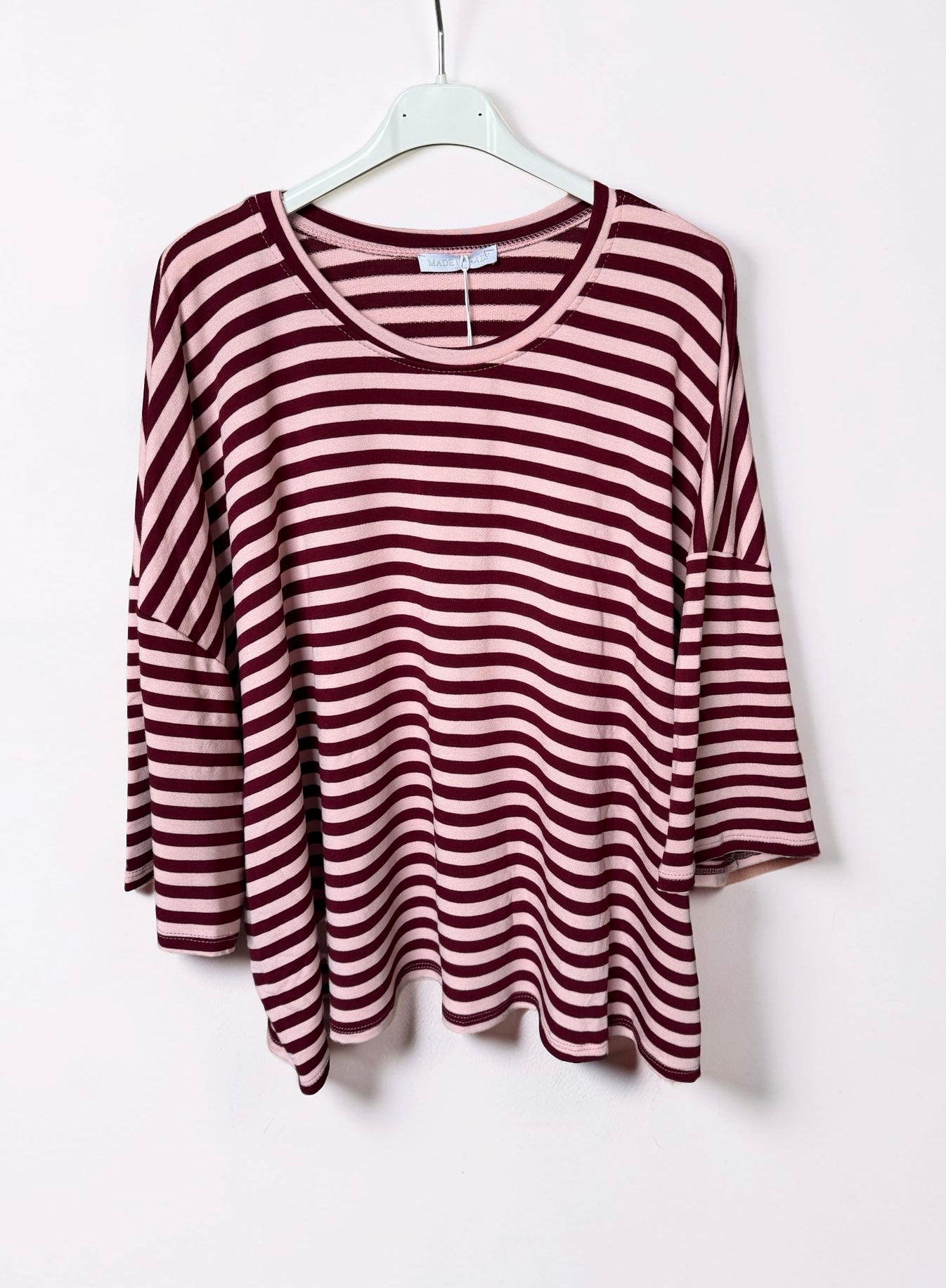 Gestreiftes Oversize Shirt