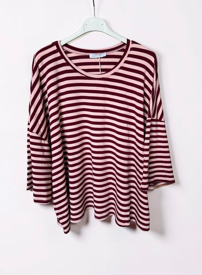 Gestreiftes Oversize Shirt