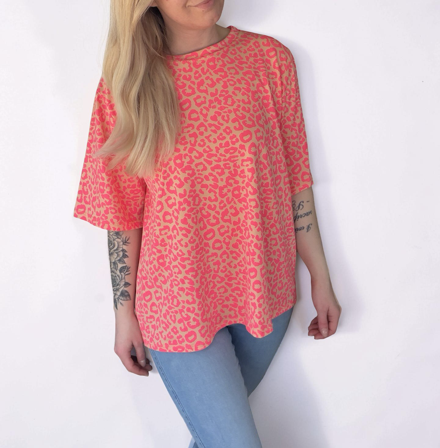 Leo T-Shirt in knalligem Orange