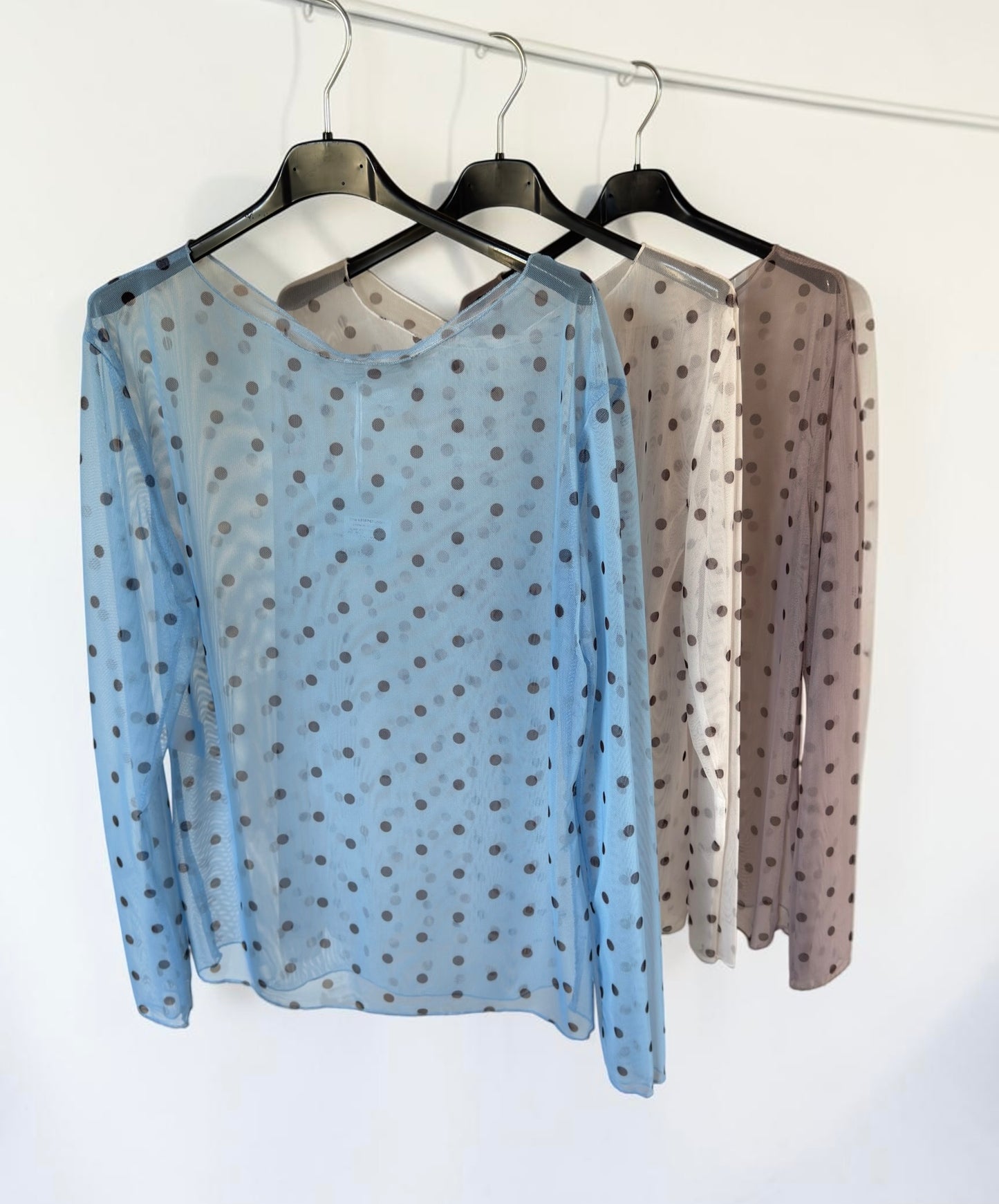 Transparentes Polka Dot Shirt