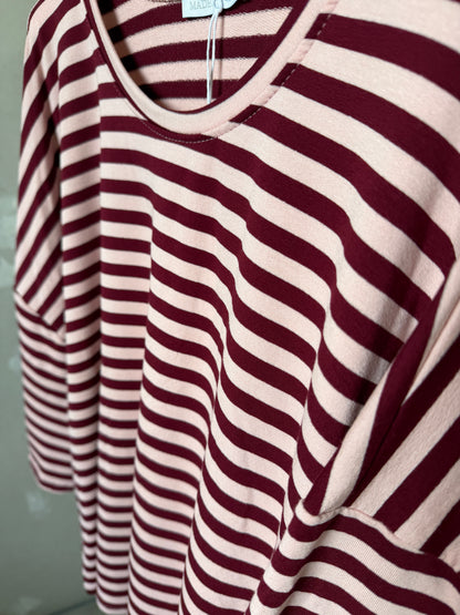Gestreiftes Oversize Shirt