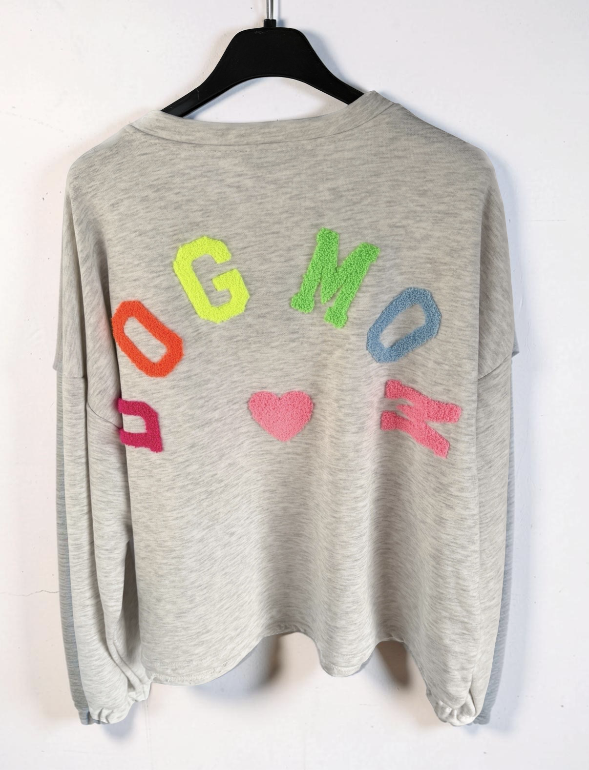 Oversize Sweatshirt DOG MOM Print