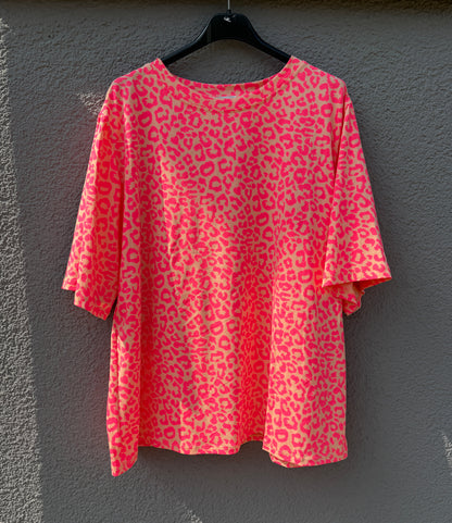 Leo T-Shirt in knalligem Orange