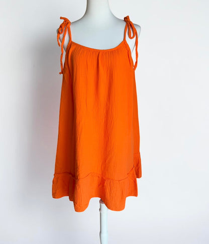 Musselin Sommerkleid - Leichtes Hängerchen aus 100% Baumwolle