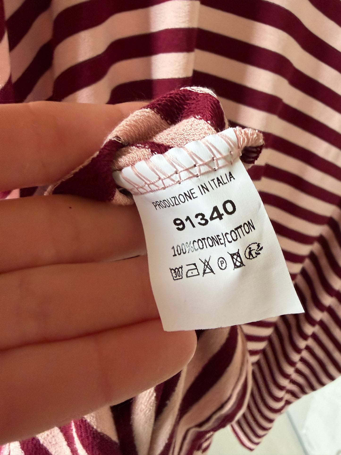 Gestreiftes Oversize Shirt