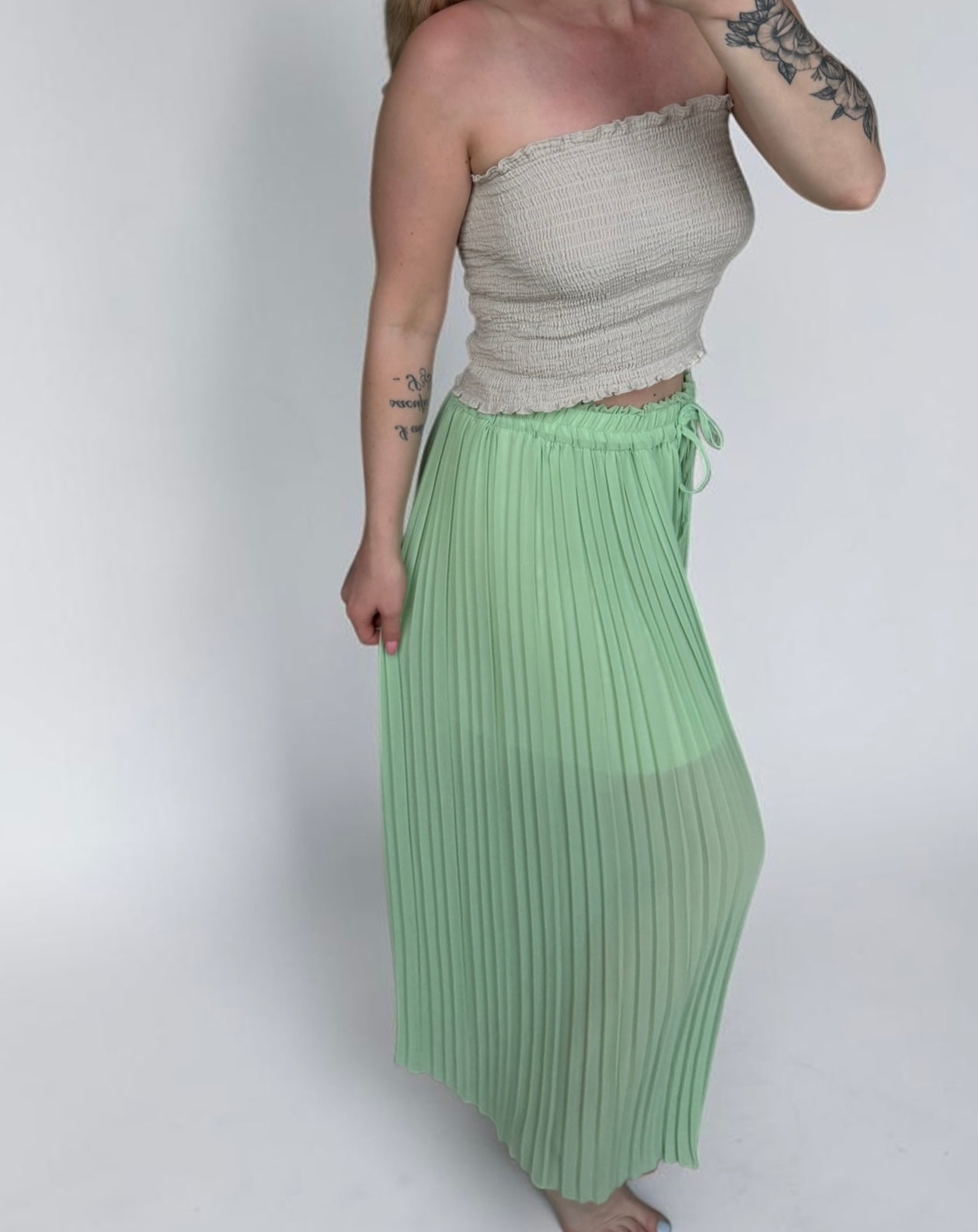 Luftige Plissee-Palazzohose „Summer Breeze“ – Elastischer Bund & Weites Bein
