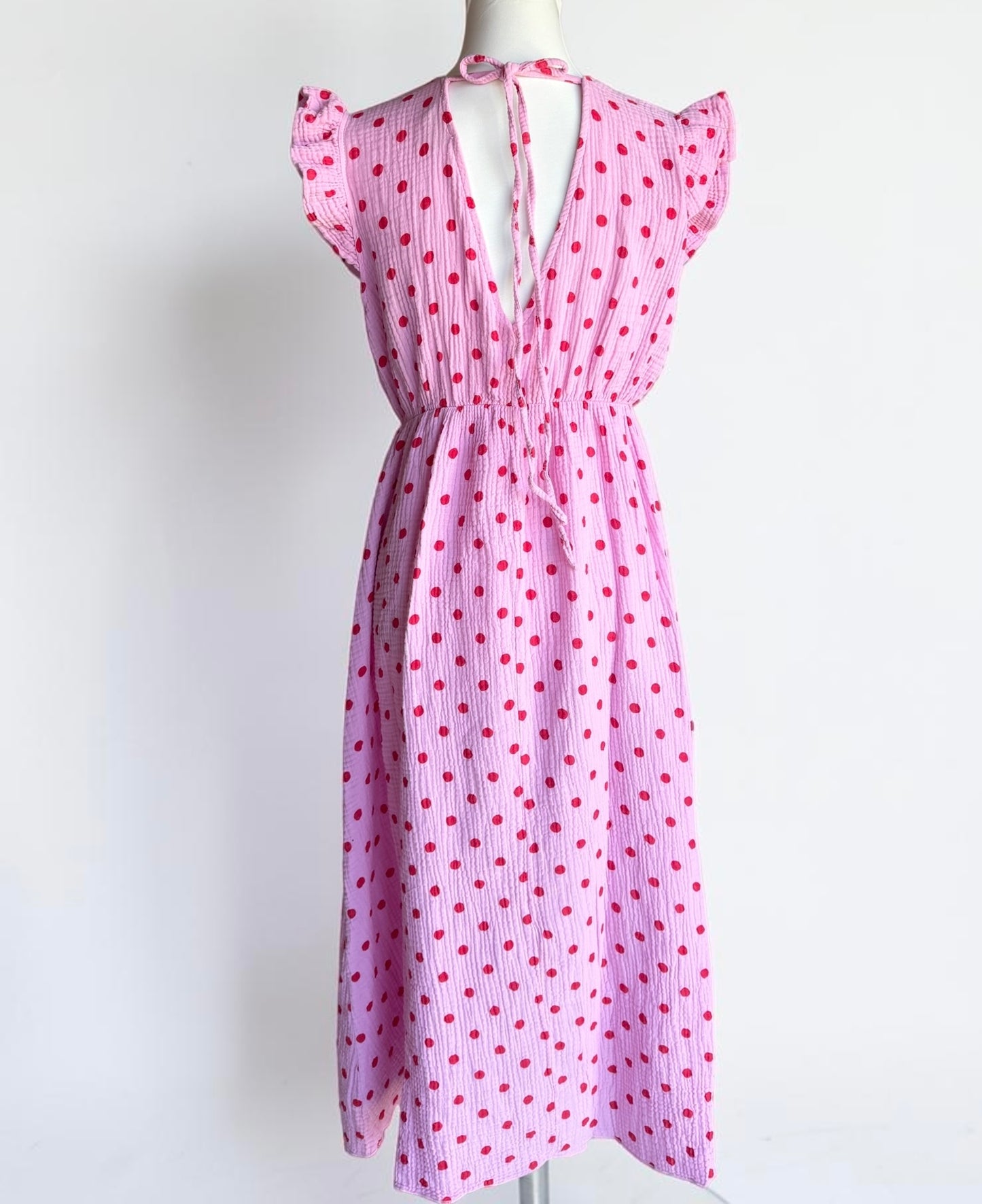 Musselin-Maxikleid „Sweet Dots“ aus 100% Baumwolle