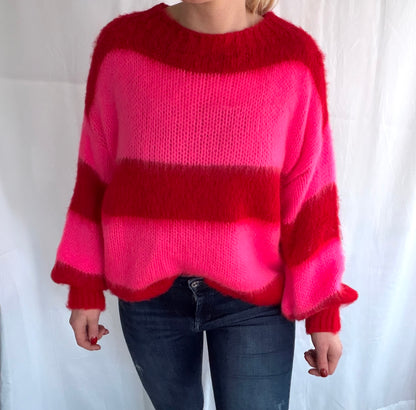 Gestreifter Pullover Susanne - Feinraummode