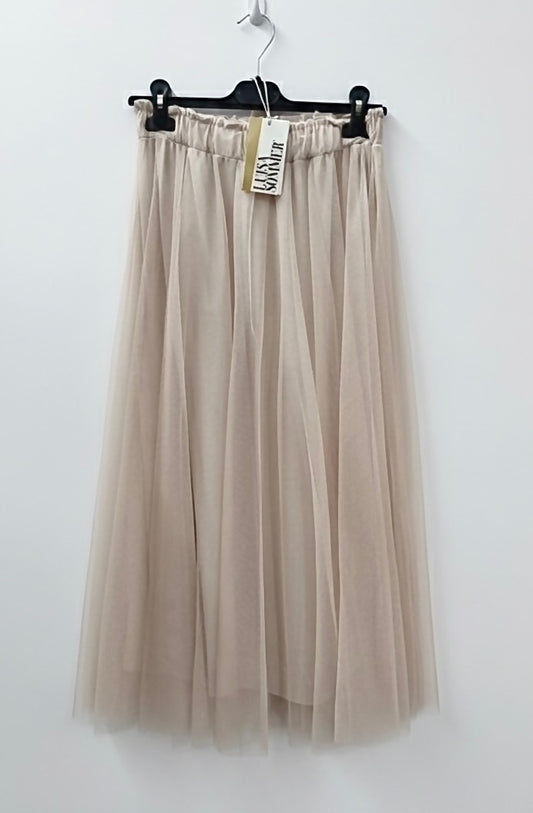 Tüllrock beige - Feinraummode