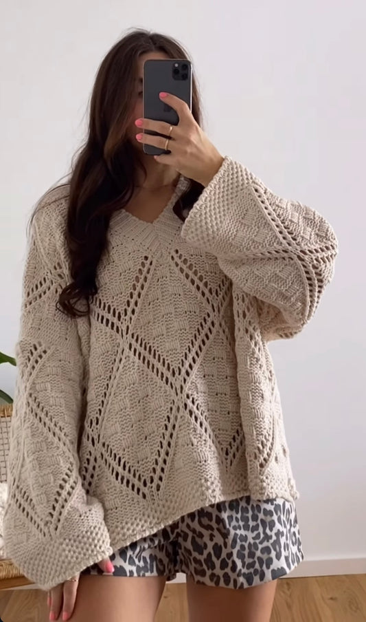 Oversize Pullover Christina - Feinraummode