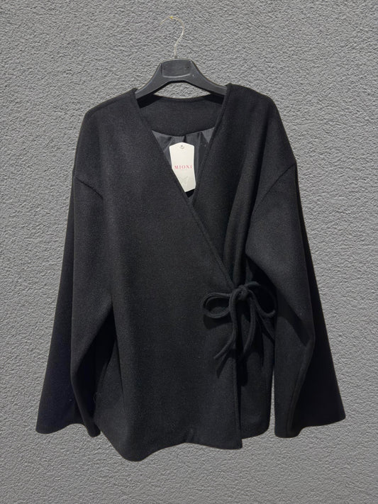 Wickelpulli schwarz - Feinraummode