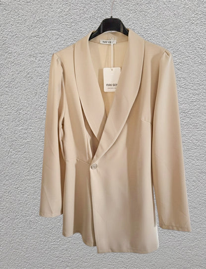 Wickelpullover beige - Feinraummode